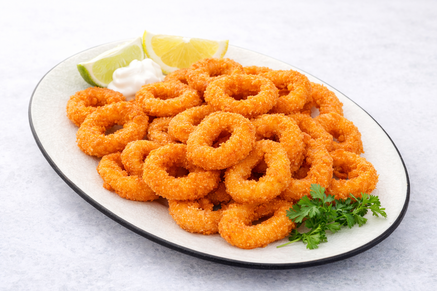Panerade bläckfiskringar – Krispiga & möra | Djupfryst 1 kg
