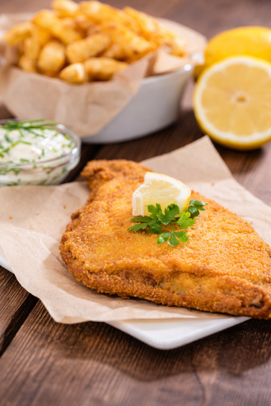 Panerad rödspättafilé 140–160 g – Krispig & benfri | Djupfryst 2,5 kg 239kr/kg