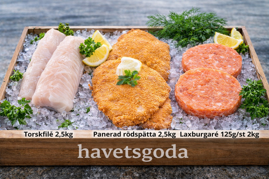 Barnfamiljelådan – Havets favoriter för stora & små