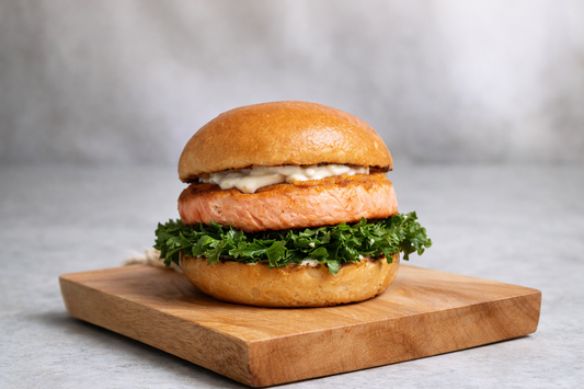 Laxburgare 125g - sashimikvalitet 2kg förpackning 250kr/kg