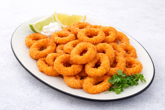 Panerade bläckfiskringar – Krispiga & möra | Djupfryst 1 kg